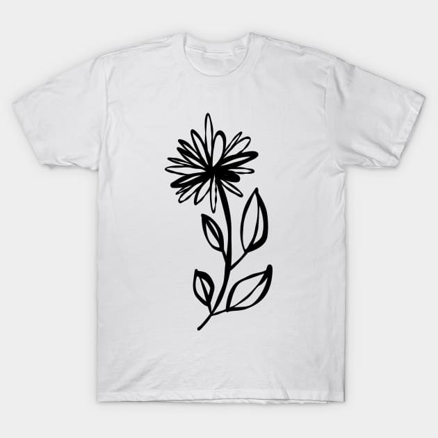 Lonely flower T-Shirt by Think Beyond Color